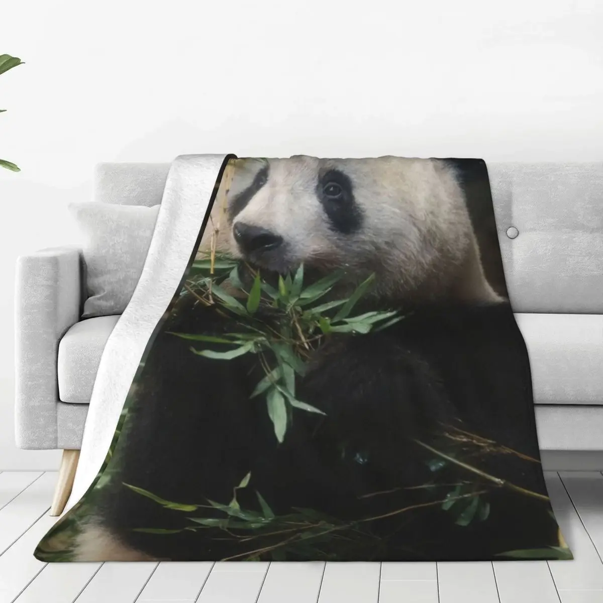 

Japanese Xiangxiang Panda Blanket Super Warm Decorative Bed Throw Blankets for Luxury Bedding Travel