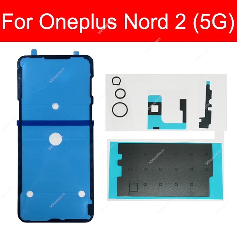 Enhanced Back Battery Cover with Camera Adhesive and Heat Dissipation Pad