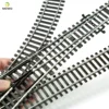 Ho scale 1/87 Train Track Model Railway  Be Powered Nickel Silver Narrow Gauge Curved Track Turnout Track Model 1