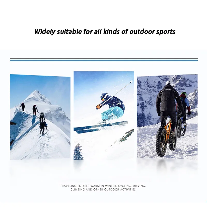 Tactical Fleece Hat&Scarf Set Thermal Head Cover Winter Warm Balaclava Face Mask Sports Cycling Bonnet Neck Protector 2