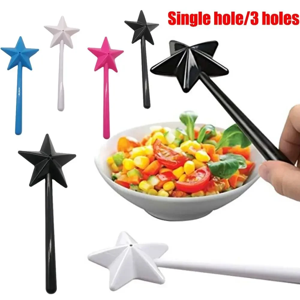 salt shaker salt pepper shakers Portable Salt Pepper Shakers Refillable Magical Star Wand Spice Dispenser Seasoning Shaker Set Kitchen & Dining BBQ Supplies