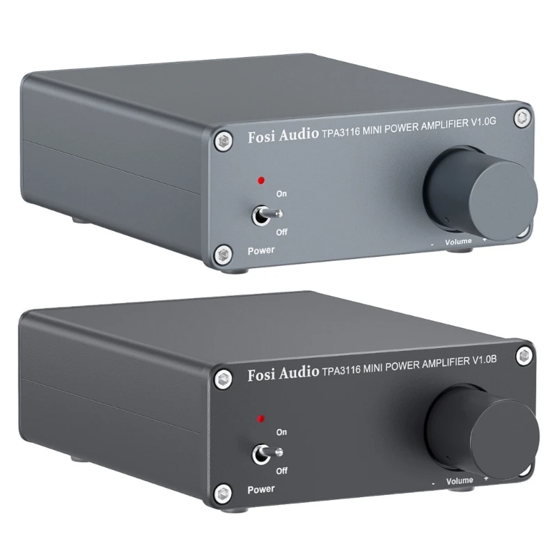 

V1.0G TPA3116D2 Mini Powerful Stereo Amplifier 50Wx2 Power Amp for Home Speaker H7JF