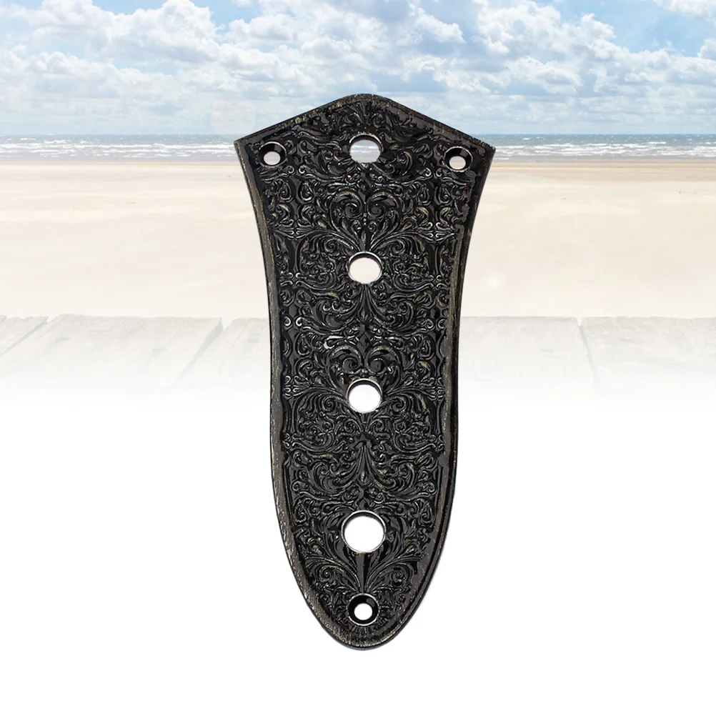 

GE101E Hole Jazz Bass Control Plate Zinc Alloy For Jazz Bass Guitar (Black & Rainbow Type)