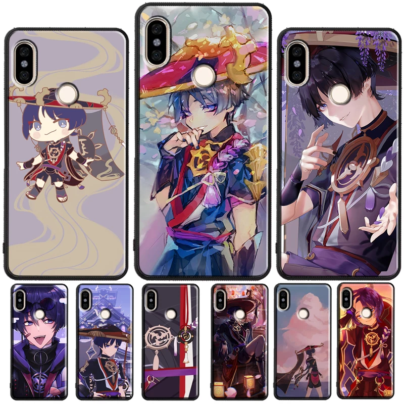 Scaramouche Genshin Impact Themed Phone Case