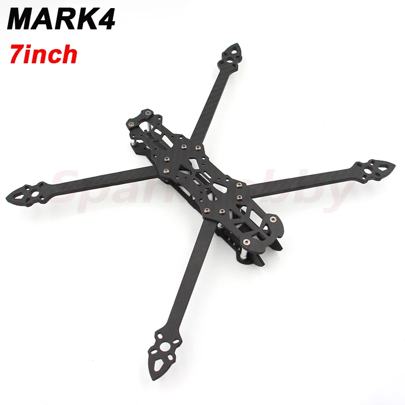 

SPARK MARK4 7inch FPV Carbon Fiber Frame Wheelbase 295mm Arm 5.0mm Suitable for RC 2806 1300KV 7 inch propeller Long Range Drone