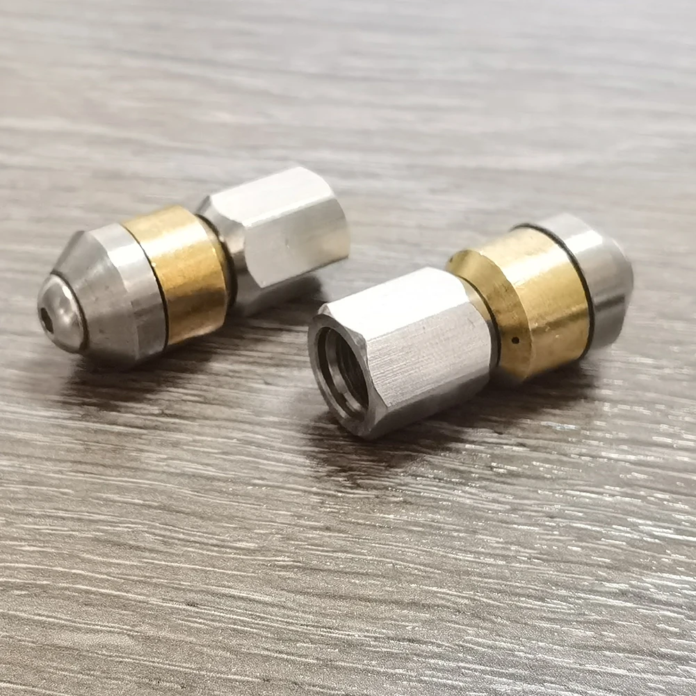 1/8 Pressure Rotating Nozzle Inner Thread No Holes In The Front And 3 Holes In Back High Pressure Car Washing Nozzle 5-8L/min 4