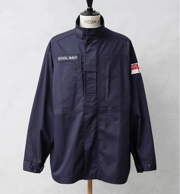 Royal Navy ROYAL NAVY Flame Retardant Blue PCS Outdoor Workwear BDU Top Tactical Jacket