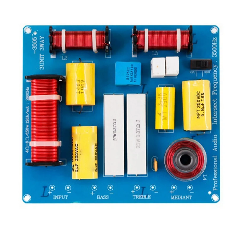 Ktv Stage Professional Speaker Crossover Triple Crossover Crossov High Middle Low Crossover Module Durevole
