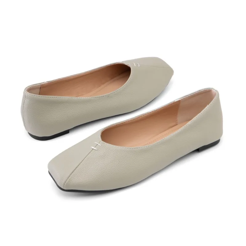 2024 Best-selling Summer and Fall New Casual Style Women's Comfortable Square Head Fashion Ballet Flat Shoes Size 32-54