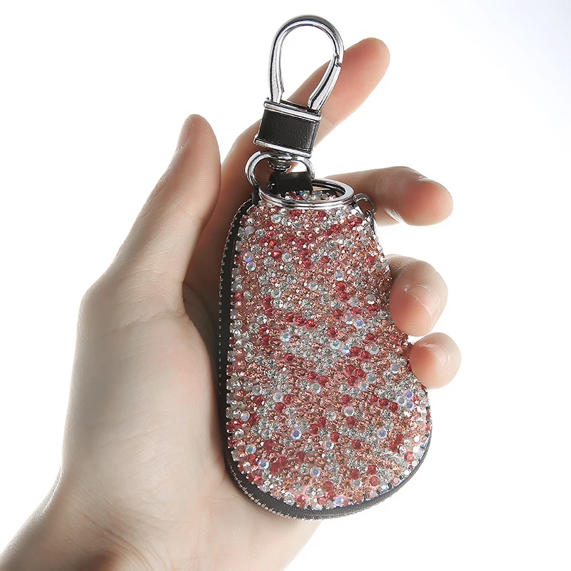 Luxury Diamonds Car Key Wallets Women Key Holder Housekeeper Keys