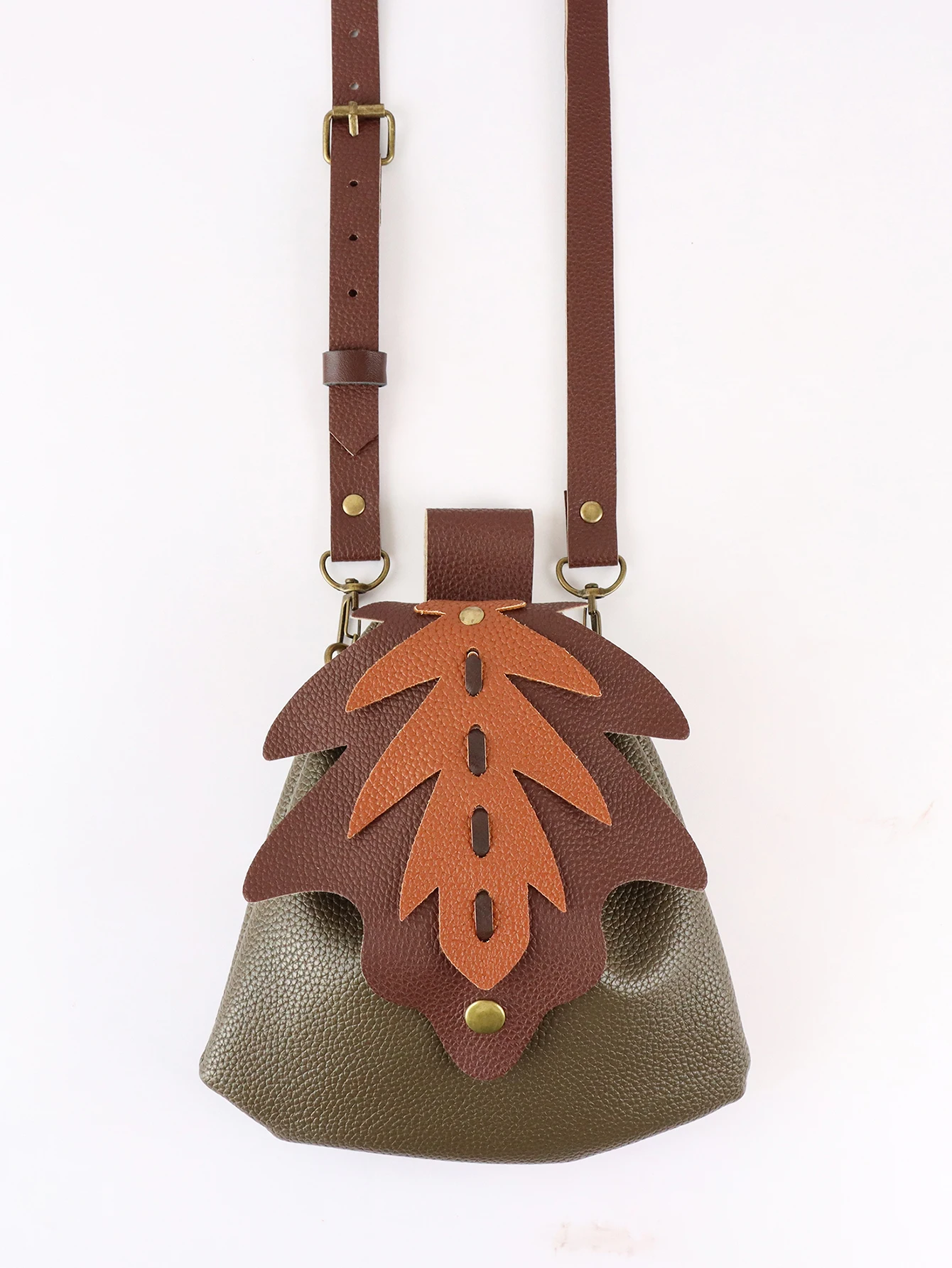 3PCS Renaissance Damen Kostüm Zubehör Set Renaissance Damen Blatt Taille Tasche und Wikinger Gürtel Wandern Outdoor Rock Clip – Detail 7
