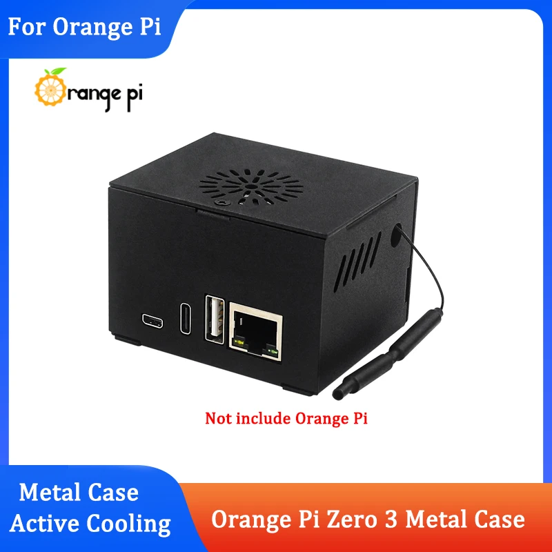 Orange Pi Zero 3 Custodia In Metallo Custodia In Metallo Ventola Dissipatore Di Calore Per Scheda Di Espansione Compatibile Orange Pi Zero 3