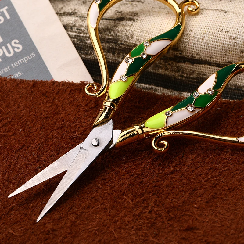 European Style Tailor Scissors Sewing Needlework Craft Vintage Embroidery Scissors Fabric Sewing Cutting Shears