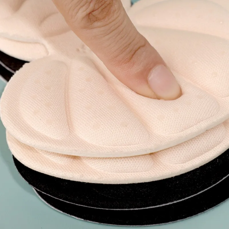 Elastic Foam Heel Stickers Light Sweatproof Half Insoles High-heeled Shoes Antiwear Comfortable Heel Patch Reusable Shoe Inserts