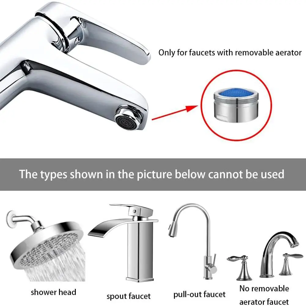 Wasserhahn-Adapter-Set für Gartenschläuche und Duschanschluss, Schnellanschlüsse, Schlauchadapter, Waschbeckenanschluss, Gartenbewässerungswerkzeuge – Detail 9