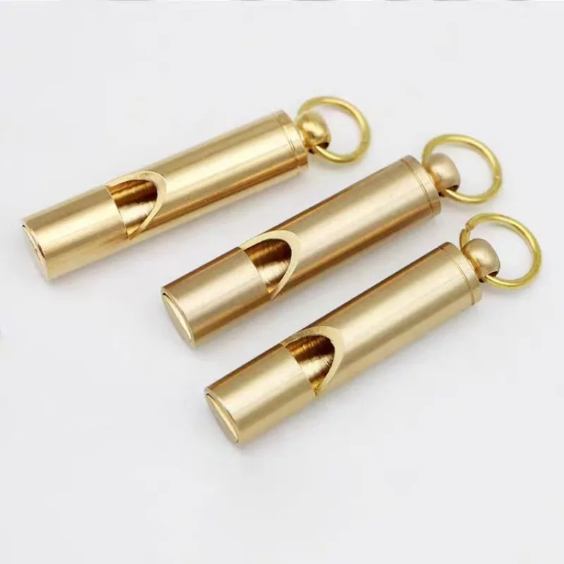 Survival Whistle Sport Whistle Sports Whistle Brass Whistle High Decibel Portable Outdoor For Hiking Camping Life-Saving Referee Training