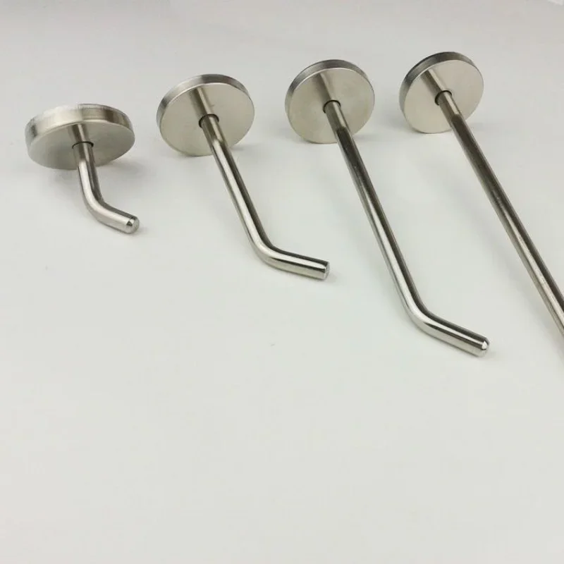 1pcs Stainless Steel Hook Single  Clothes Shop Wall Hook Single Kitchen Punch Coat Hook 3
