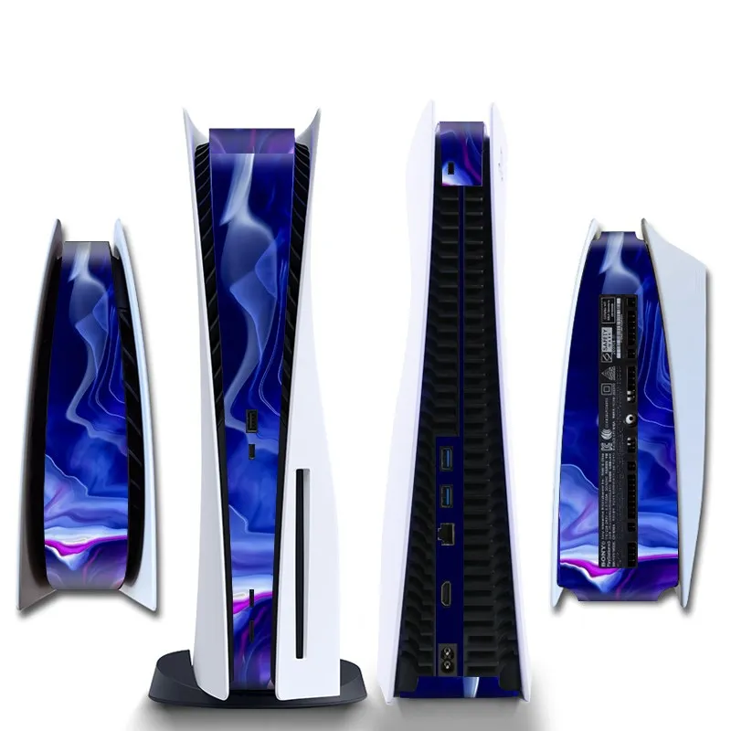 Middle Stickers Skin For PS5 Disc/Digital Edition Console Protective Shell Replacement Decoration Strip For PS5 Accessories 