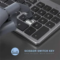 Ultra Slim Wireless Bluetooth Keyboard and Mouse Set Compatible for Mac OS/iOS/iPad OS Rechargeable Keyboard for MacBook - Image 6