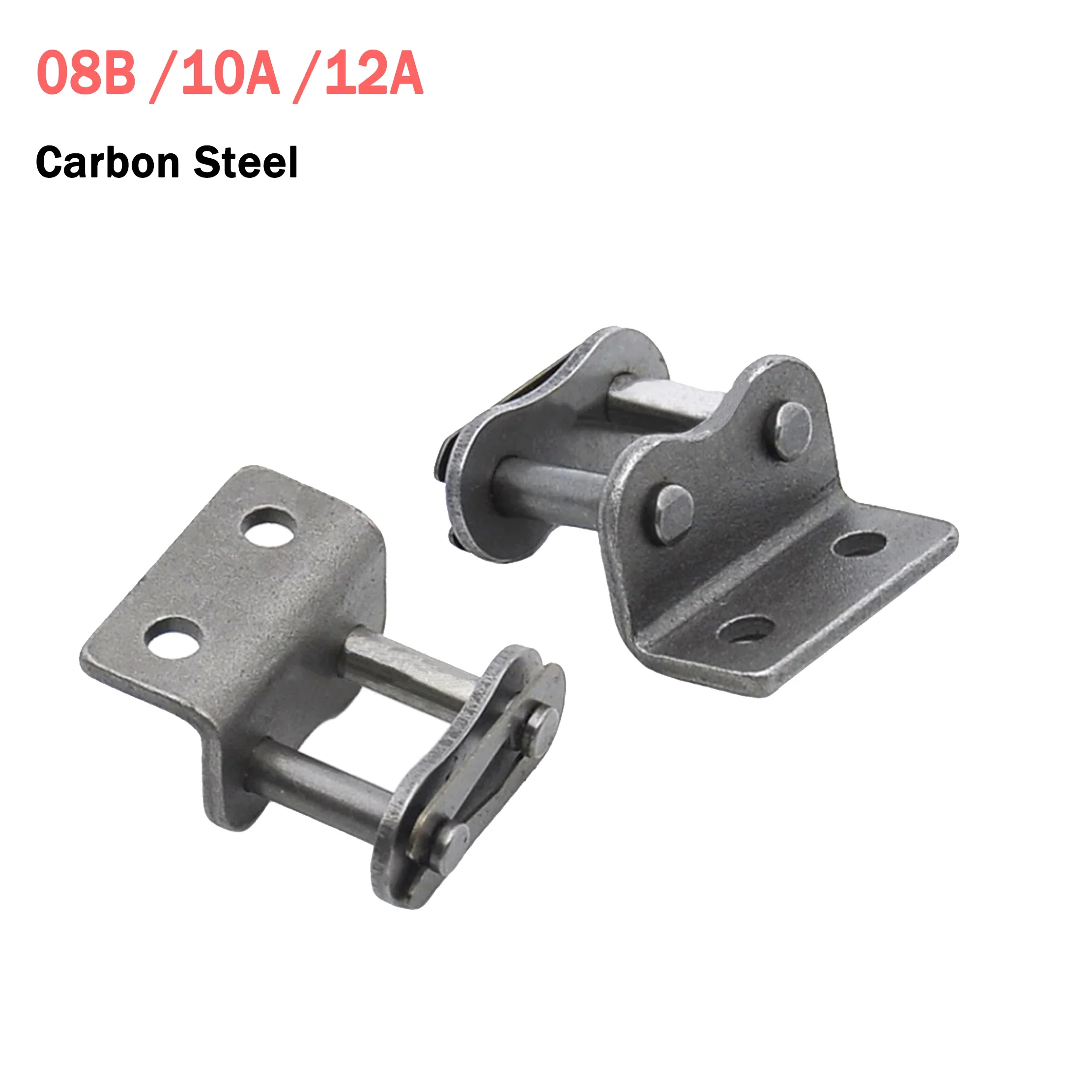 Full Buckle Chain 08B /10A /12A Buckle Single-side Double-hole Bent Plate Conveyor Driving Chain 1pcs