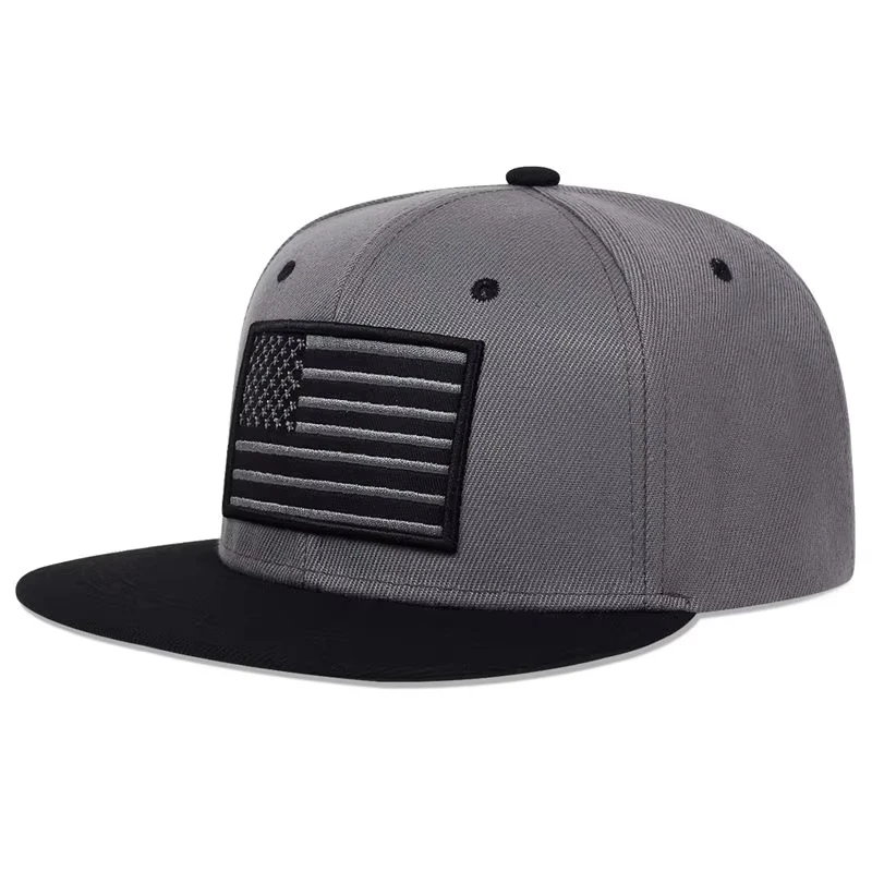 Unisex Amerikanische Flagge Stickerei Hip-Hop Hüte Frühling Herbst Outdoor Einstellbare Casual Baseball Caps Sonnenschutz Hut Sport Kappe – Detail 5