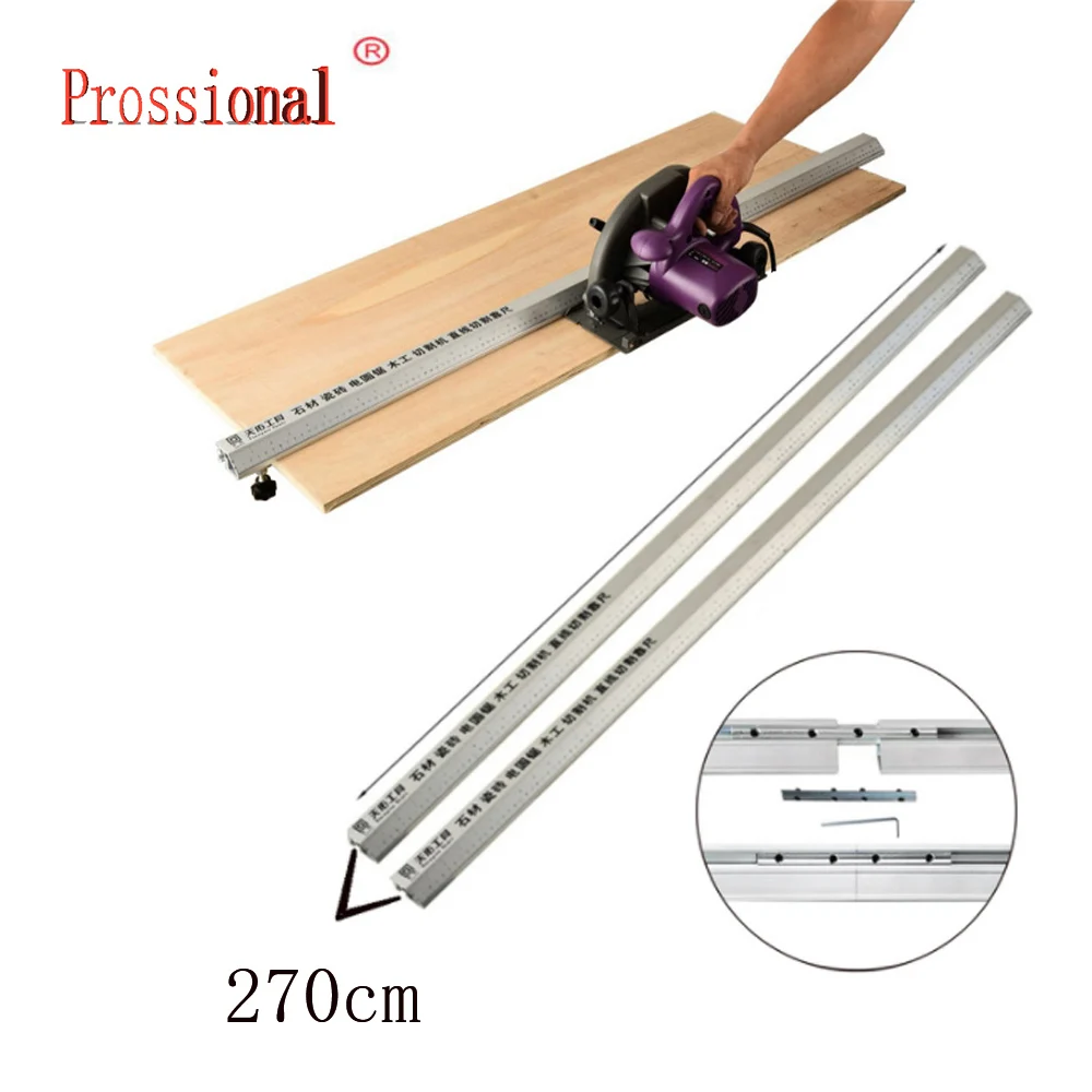 

New Electric Circular Saw Cutting 45 Degrees Chamfer Fixture Angle Cutting Helper Flip saw Machine Guide Foot Ruler Guide Tools