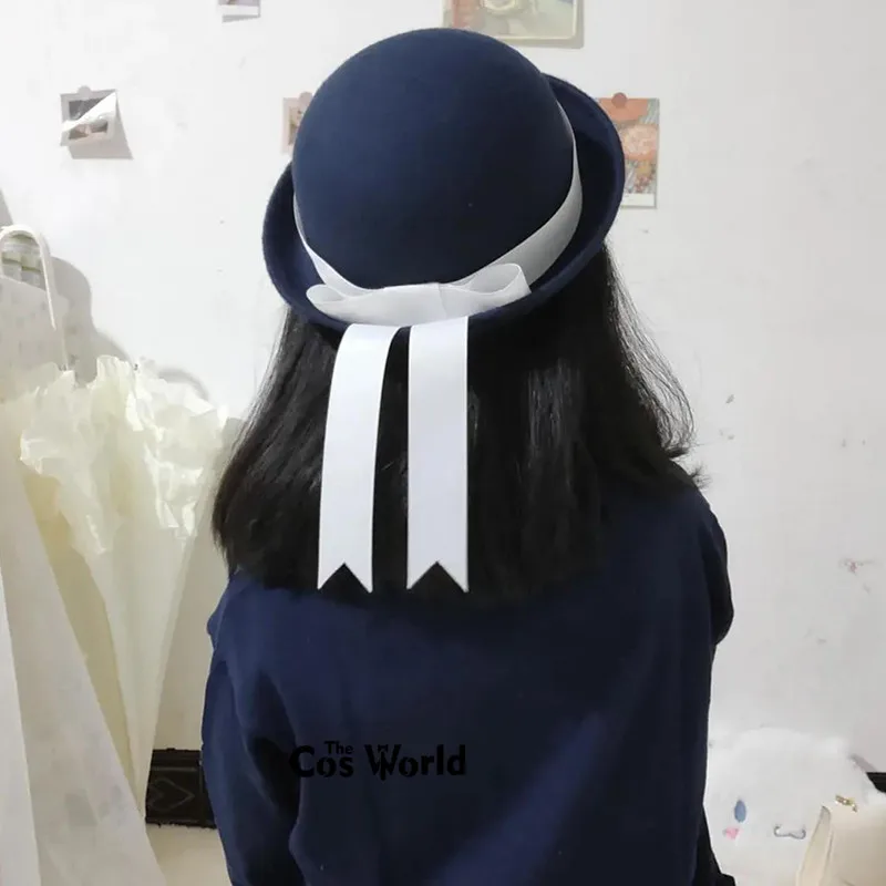 Japanese JK Preppy Style Student School Uniform Winter Summer Bowler Hat Cap Anime Cosplay Accessories