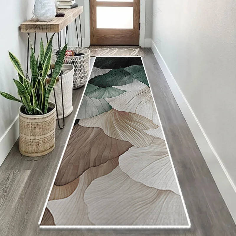Long Corridor Carpets for Hallway Living Room Decoration Home Anti-skid Entry Floor Mats Hotel Lobby Stairway Area Rugs 2