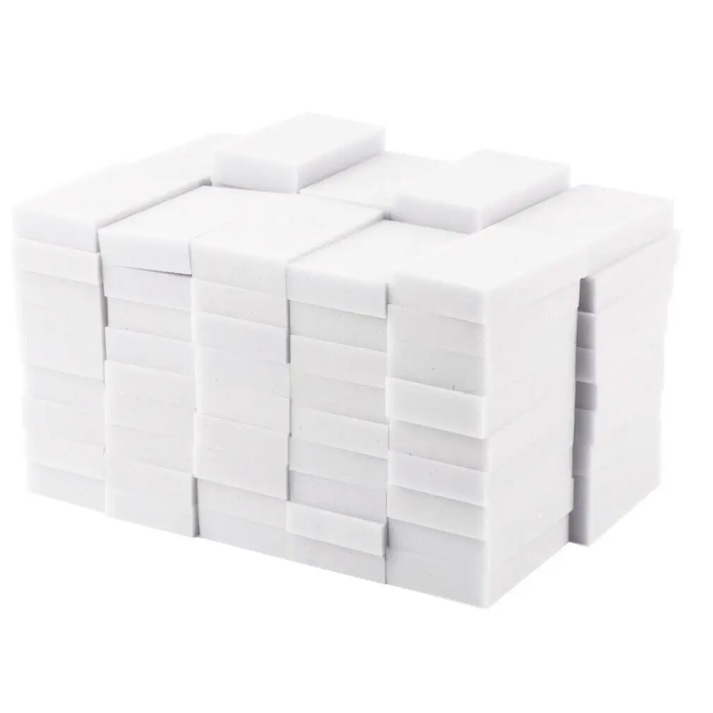 

100 PCS Sponge Eraser BULK PACK Melamine Cleaning Foam 3/4" Thick Kitchen Bath