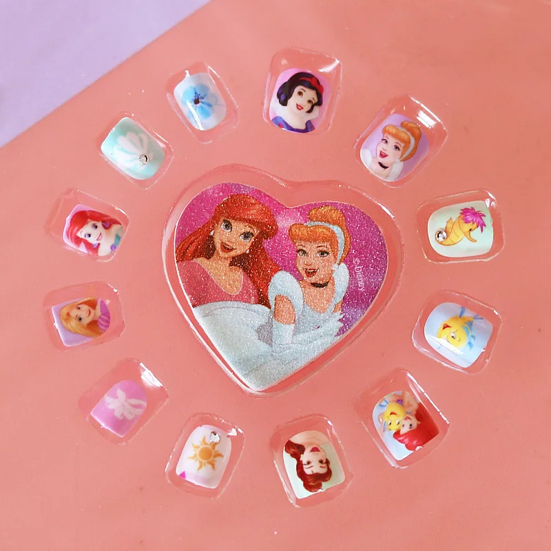 Disney girls Frozen Elsa Princess Children's Stickers Girls Cartoon Nail Stickers Girls Nail Art Toys 4
