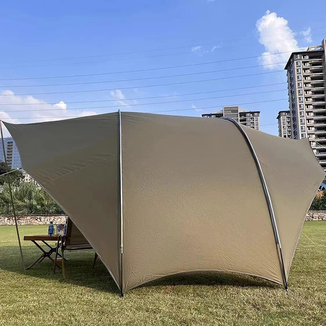 Outdoor Canopy Tent with Sidewalls, Waterproof Backyard Gazebo, Sun Shade Tarp