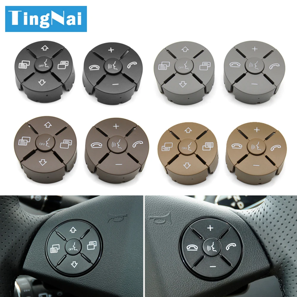 Left Right Multi function Steering Wheel Button Kit Phone Voice Control