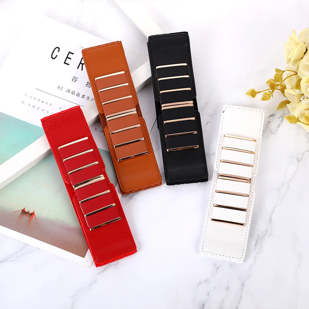 

Ceinture Femme Designer Ceintures Corset Belts For Women Elastic Luxury Belt For Women Bandage Leather Stretchy Belt SCB0132