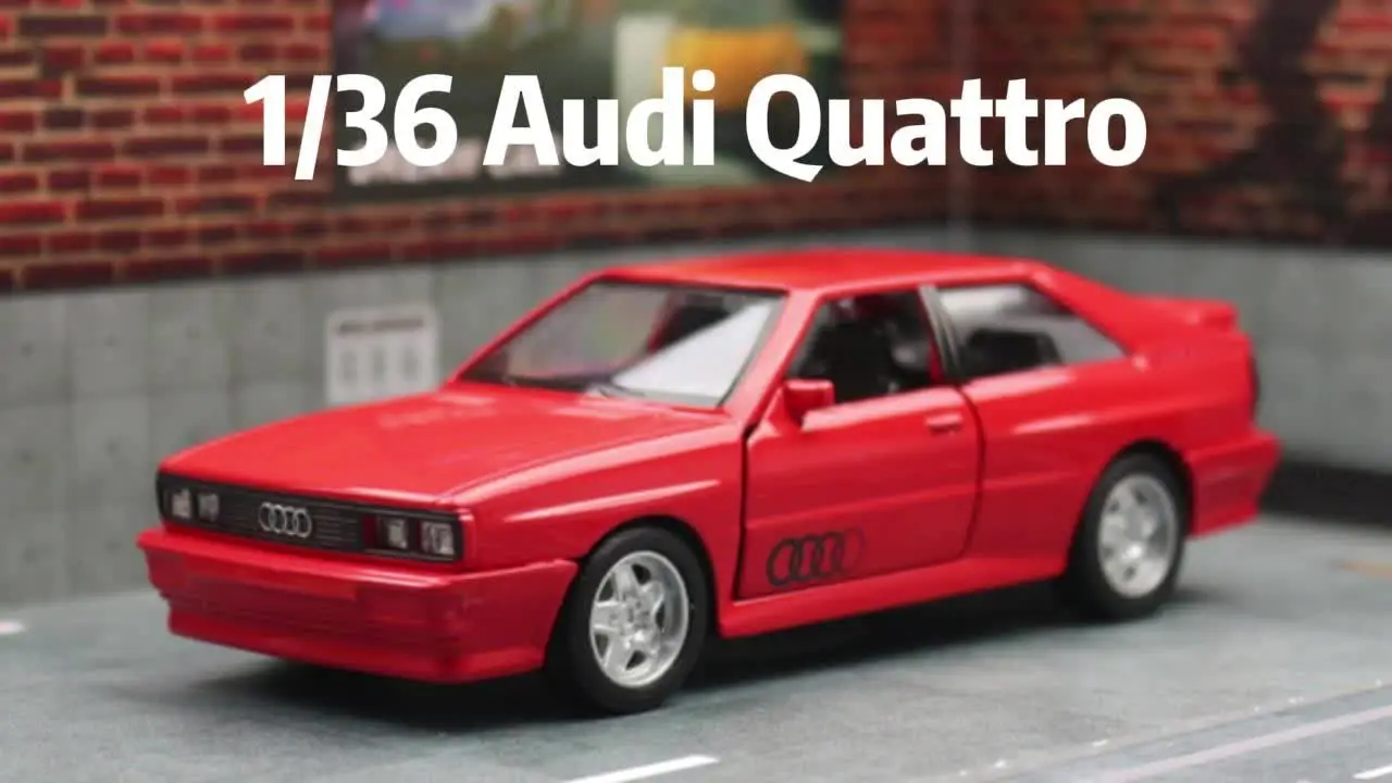 1/36 Audi Quattro Toy Car Model RMZ CiTY Miniature Free Wheel Pull