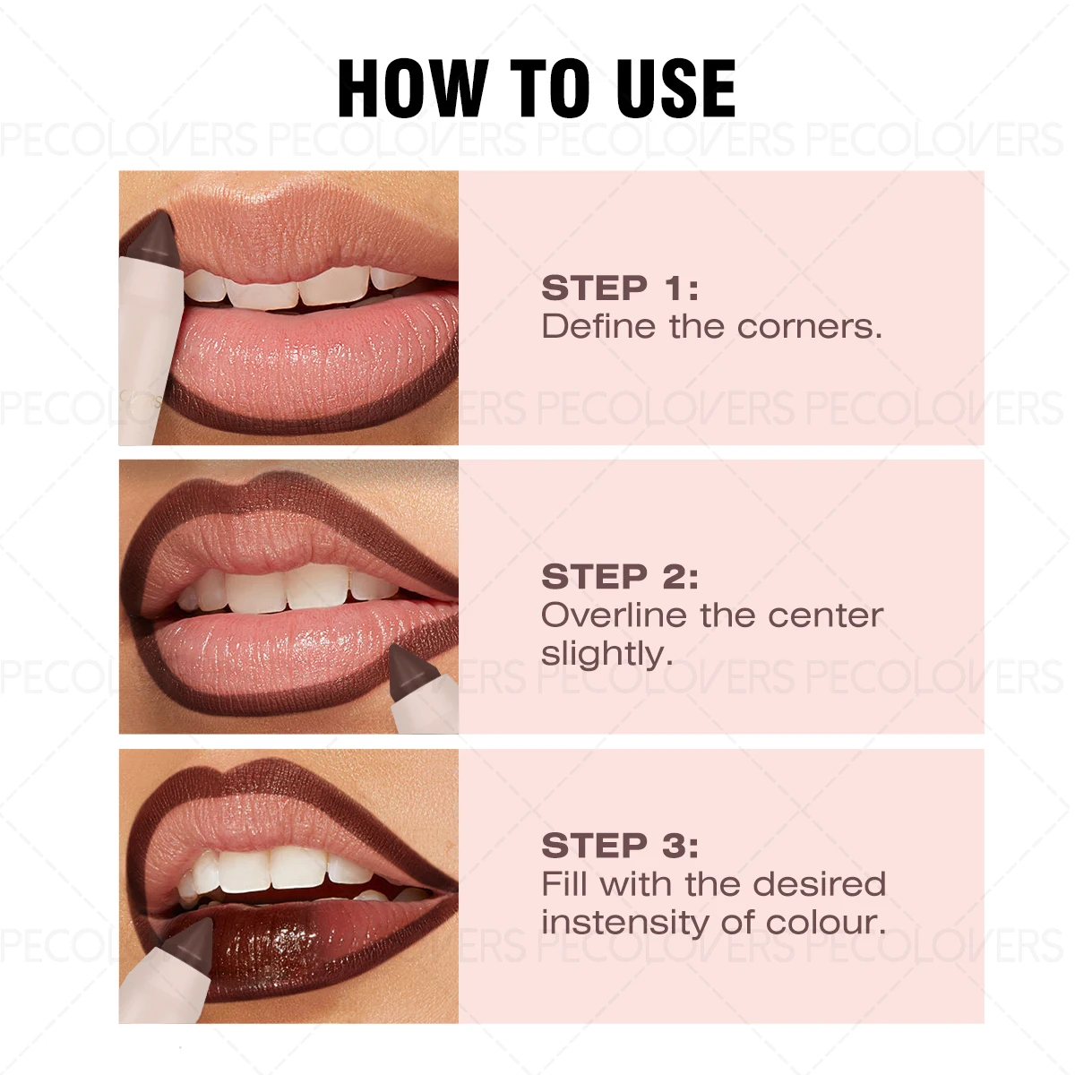 Lip Liner, Depicts Lip Contours, Plumps Lips, Suitable for A Variety of Makeup Looks, Waterproof, Lip Cosmetics - 4