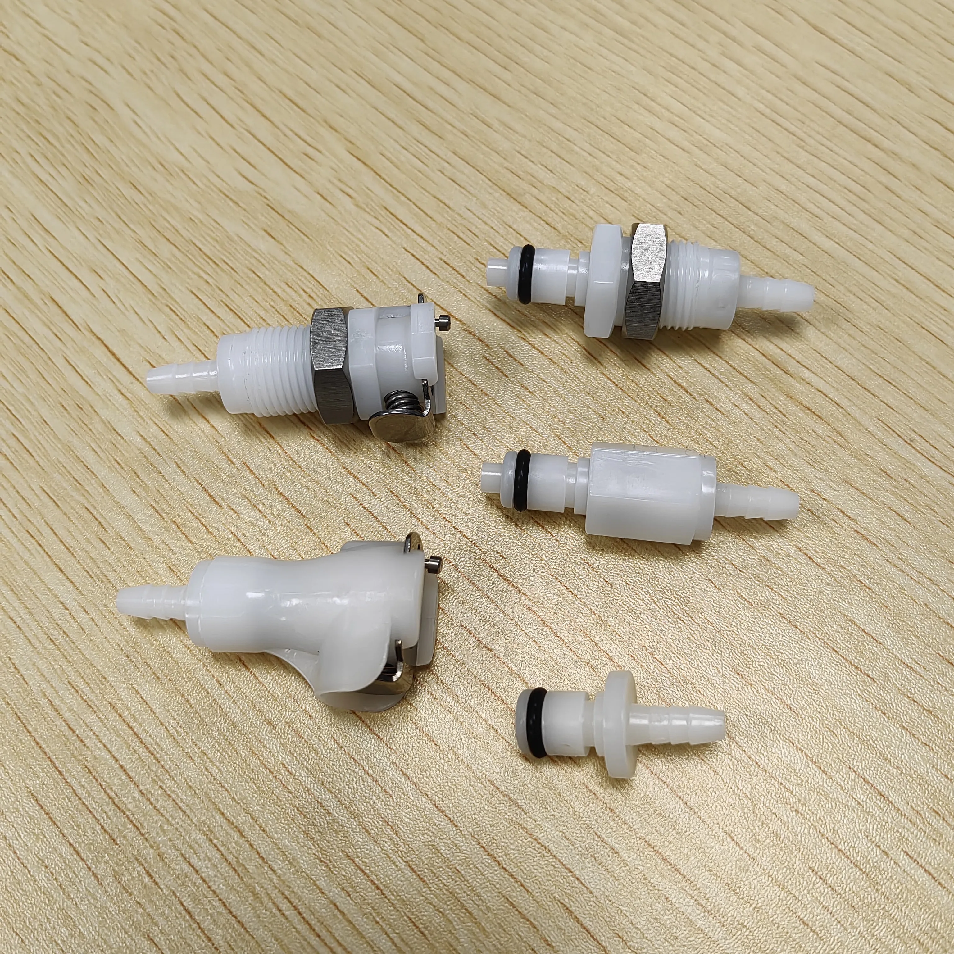 1/8 Plastic POM Shut Off Liquid Quick Disconnect CPC Connector pipe quick connector