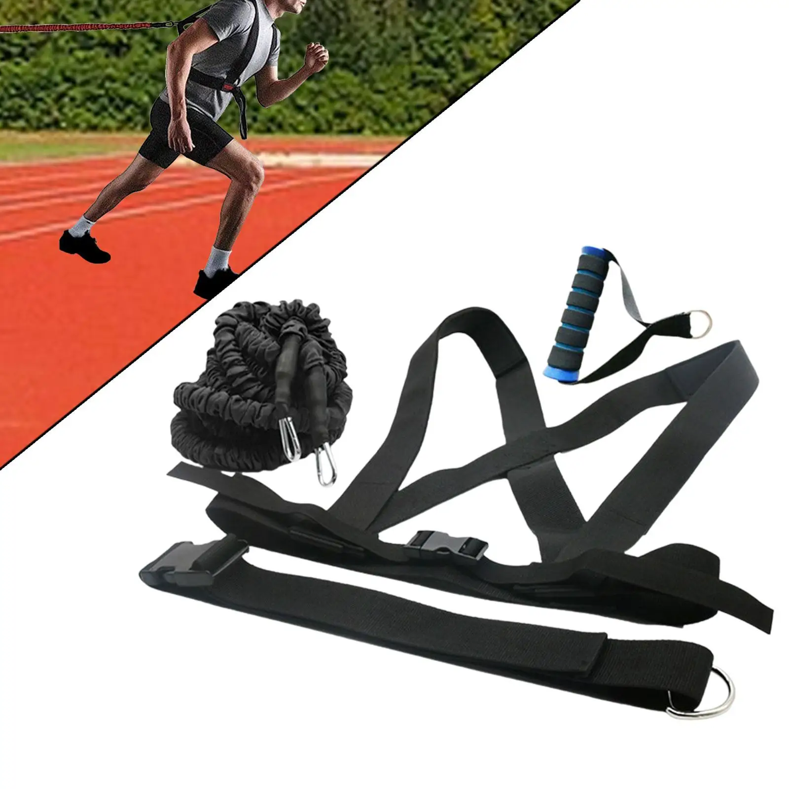 Resistance Training Rope 50lbs Exercise Bands for Speed Strength