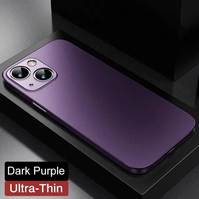 Sleek Ultra-Thin Matte Phone Case - Slim Protective Cover