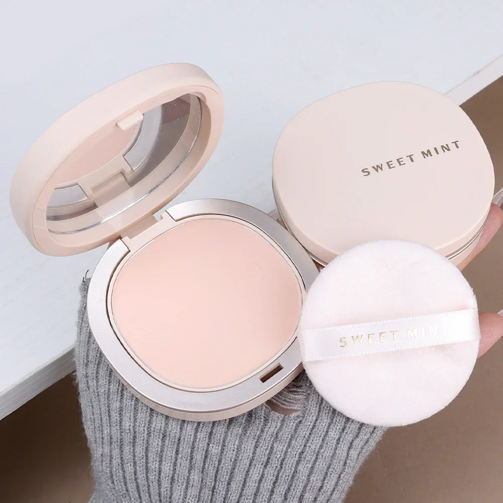 Pressed Powder Waterproof Transparent Brighten Oil Control Concealer Lasting Natural Face Makeup