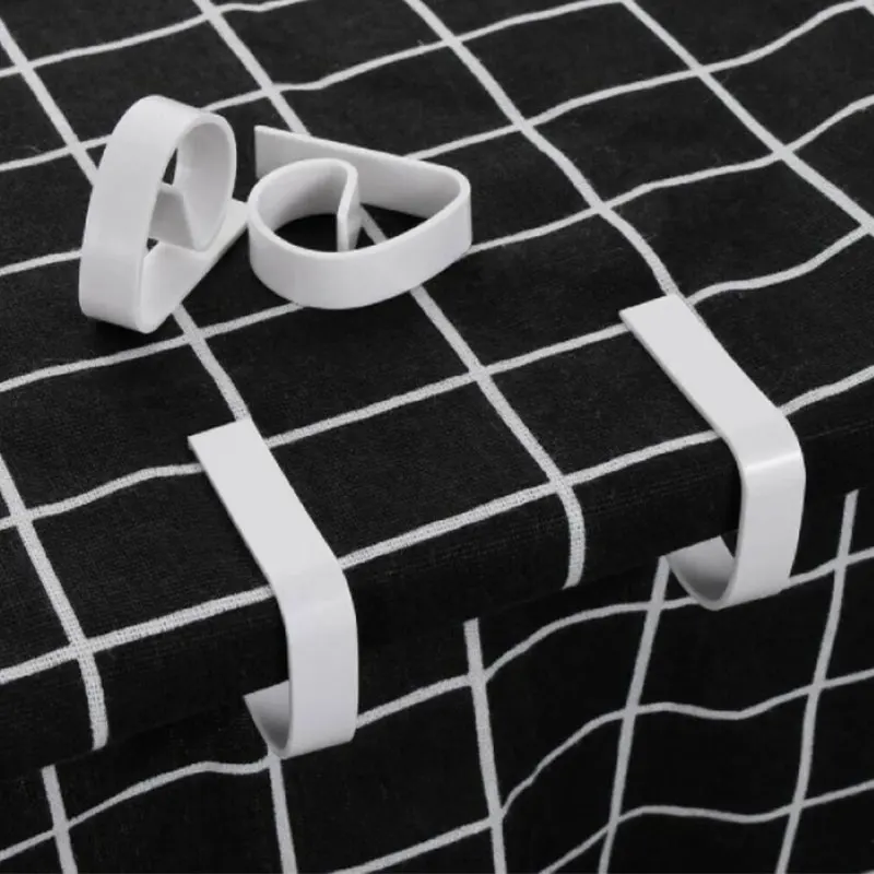 4Pcs Plastic Tablecloth Clips Multi-function Non-slip Securing Holder Party Picnic Wedding Prom Table Cover Clamps