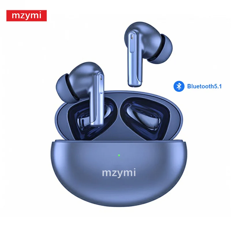 TWS Bluetooth 5.3 Earphones with Active Noise Cancellation - HiFi Stereo Wireless Earbuds Waterproof Sport Headphones with Microphone