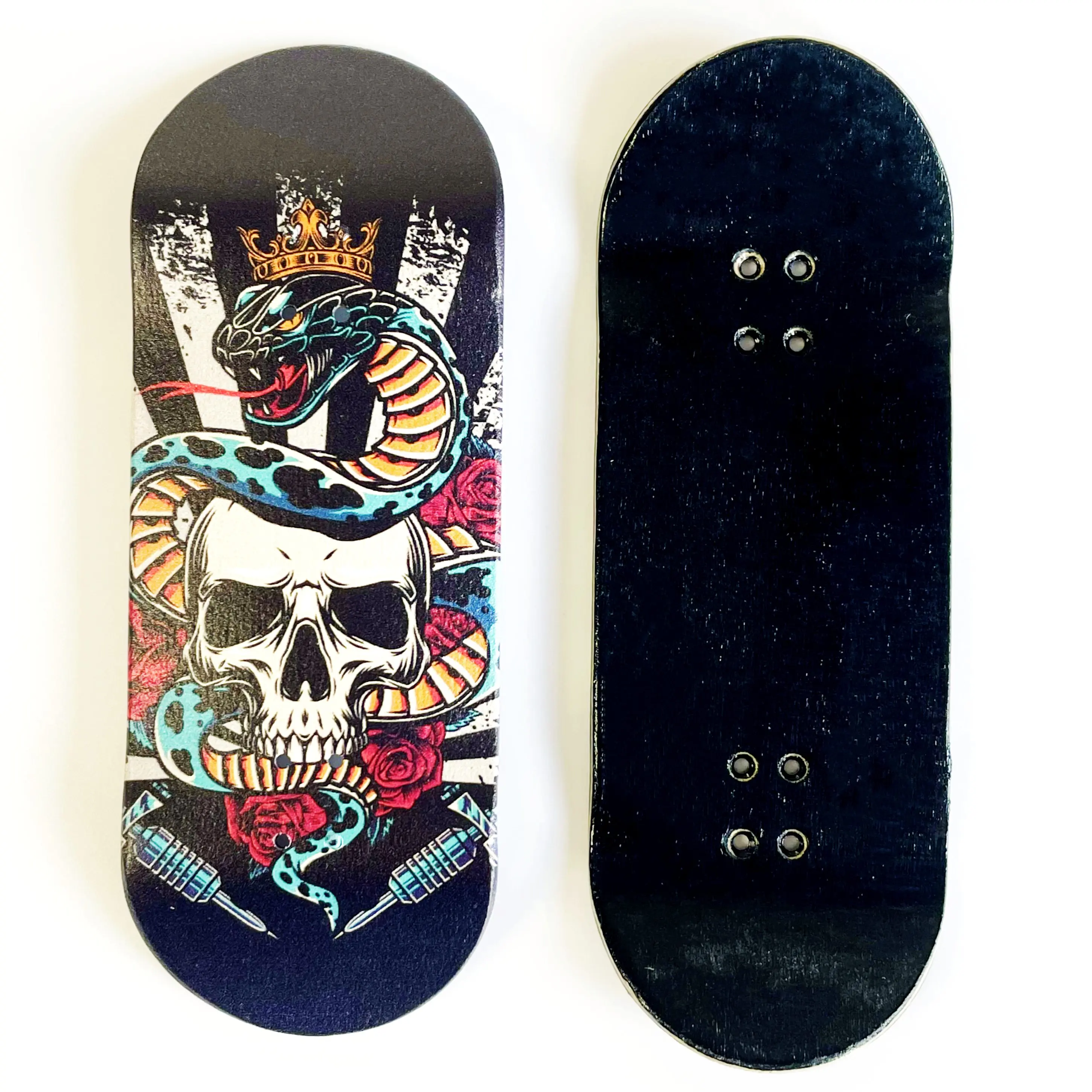 Pro Wooden Fingerboard Deck with New Graphic Design - 36mm