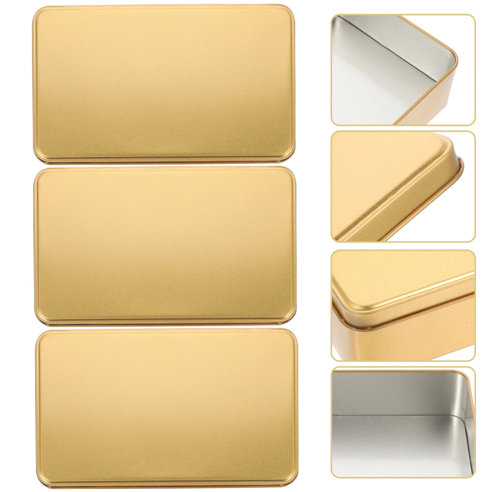

Small Tin Box Empty Rectangle Tinplate Box Tinplate Containers Tin Box With Lid Small Empty Metal Tin Money Storage Box
