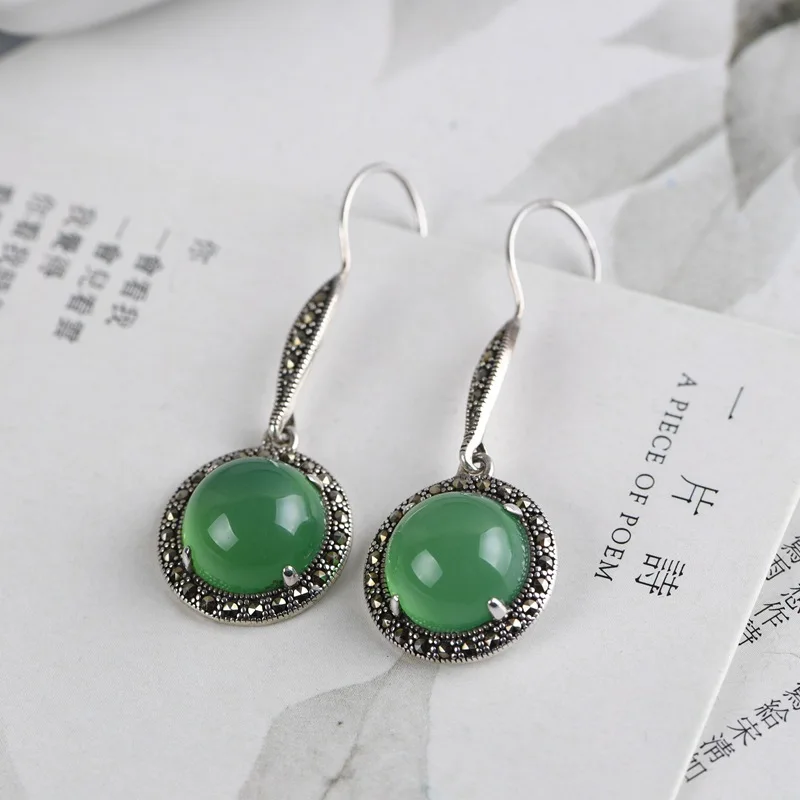 

Женские серьги-подвески из серебра 925 пробы