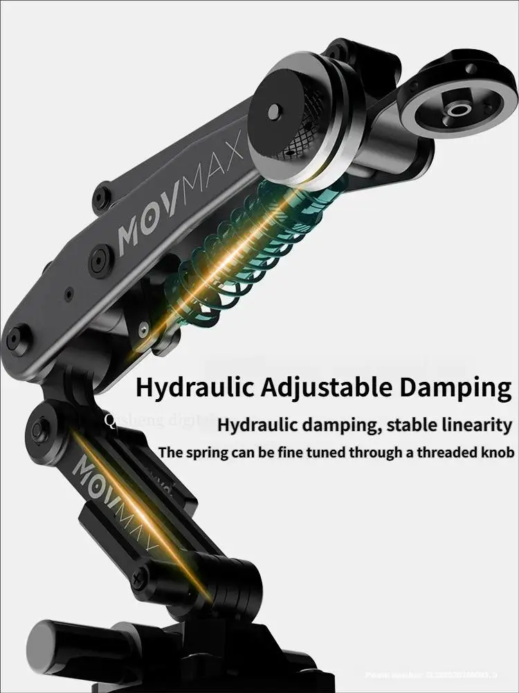 Movmax 차량 장착형 충격 흡수 암 키트(흡착컵 포함) DJL Pocket3 / Insta360 X4용 스포츠 카메라 짐벌 액세서리