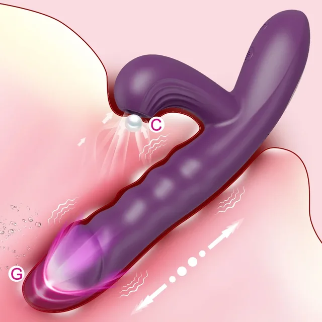 Leistungsstarke Stoßen Saugen Vibrator Weibliche Sauger Klitoris Stimulator G-punkt Dildo Massagegerät Erwachsene Waren Sex Spielzeug Shop für Frauen 1
