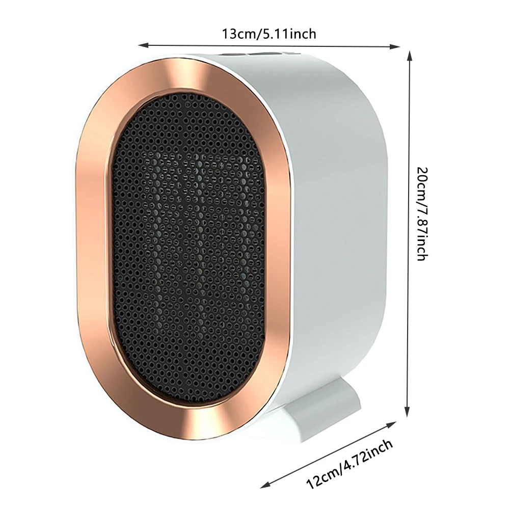 1200W Electric Heater Energy-Saving 2 Modes Warm Air Blower Noiseless  Warmer Machine Overheating Protection for Winter Hand Warm