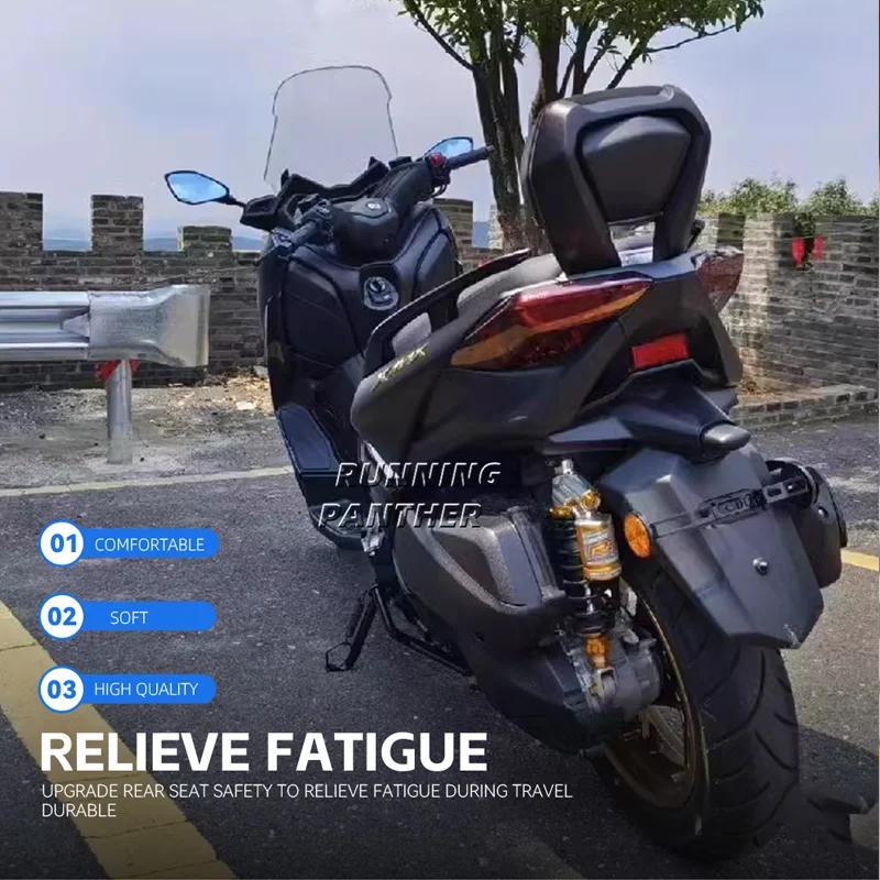 Dossier Arrière Décoratif Pour Yamaha X-MAX 300 (2017-2022) - Confort Et Sécurité Du Passager