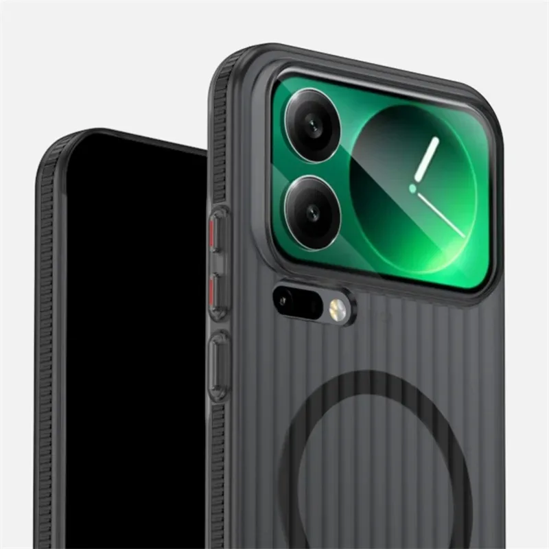Xiaomi Mi 17 Pro Max Anti-Slip Magnetic Transparent Protective Case