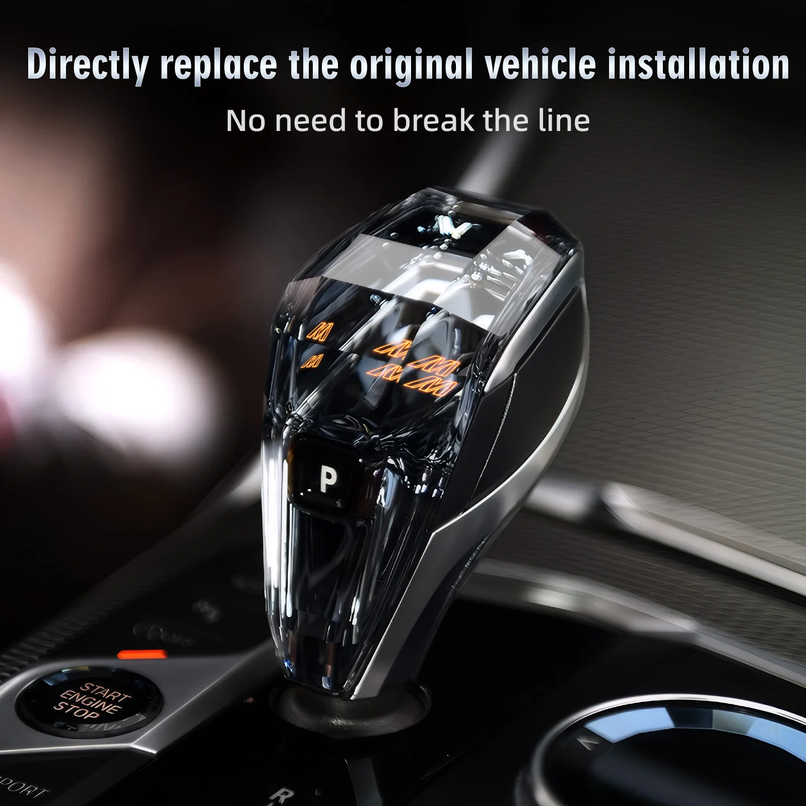 Crystal BMW Gear Handle